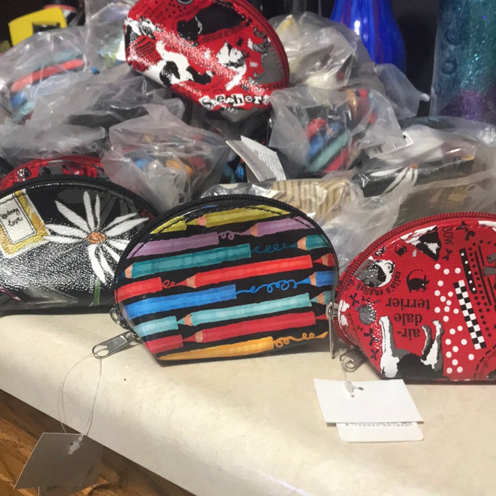 A mix of coin purses